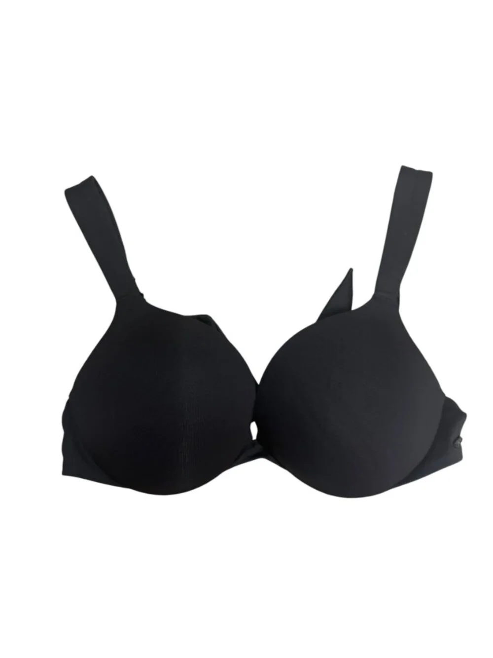 Like New SKIMS Black Swim Push-Up Bikini Top Size S